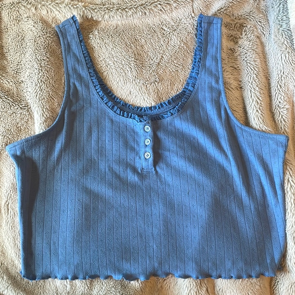 Blue tank top